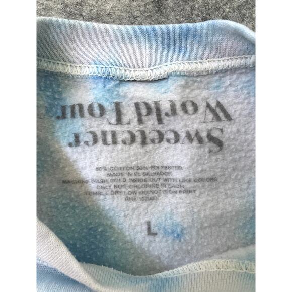 Ariana Grande Sweater Womens Large Sweetener Tour Tie Dye Crewneck Concert 2019 - Picture 4 of 8